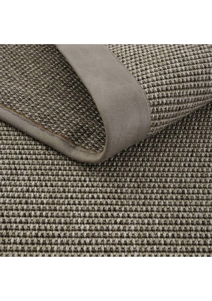Montana Art 02 Hasır Dokulu Balkon Halısı Ithal Sisal Halı Yolluk Bordürlü Mutfak Halısı