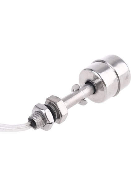 Metal Sıvı Su Seviye Sensörü 65mm Paslanmaz Çelik Şamandıra Mekanik Anahtar Kazan Kap Depo Tank Havuz Akvaryum Pompa Hidroponik 10W