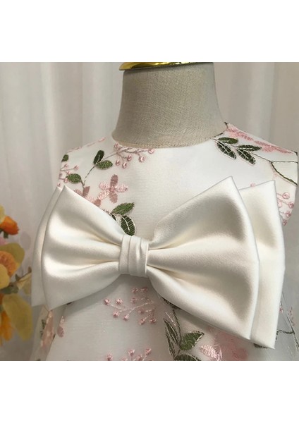 Kız Çocuk Çiçek Işlemeli Abiye Elbise fırsatları