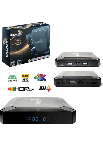Sh-Sb3 Android Tv Box 4+64GB 4K fırsatları