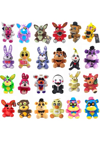 7 Inç Fnaf Mor Peluş Kabus Bonnie Peluş Oyuncak (Yurt Dışından)