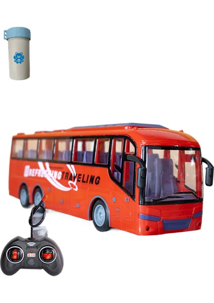 Uzaktan Kumandalı Otobüs Simülasyon Otobüsü Okul Otobüsü Modeli Elektrikli Aydınlatma Oyuncakaraba1. (Yurt Dışından)