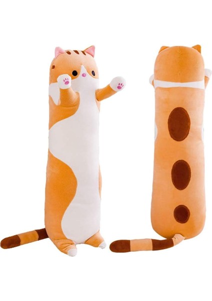 LWJG120。SEVIMLI Peluş Kedi Bebek Karikatür Yumuşak Peluş Yavru Yastık Uyku Yastığı Bebek Oyuncak Hediye Çocuklar Için (Kahverengi 50 Cm/19.6in) (Yurt Dışından) fiyatları