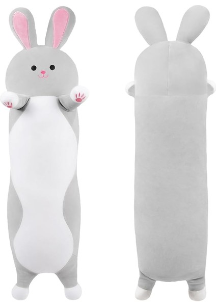 LWJG120。UZUN Peluş Tavşan Oyuncak Bebek Dolması Hayvan Tavşan Peluş Yastık Kucaklama Yastık Çocuklar ve Kızlar Için Hediye (Gri Tavşan 70 Cm/27.5in) (Yurt Dışından) modelleri