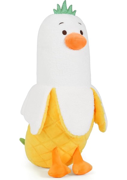 LWJG120。MUZ Ördek Peluş Oyuncak Sevimli Peluş Doldurulmuş Ördek Doldurulmuş Hayvan Kızlar ve Erkekler Için Beyaz 19.75 Inç (Yurt Dışından)