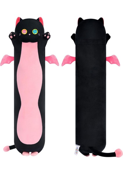 LWJG120。UZUN Kedi Peluş Çocuk Yastık 20 Inç Sevimli Gri Kedi Doldurulmuş Hayvan Yumuşak Peluş Oyuncak Yavru Kawaii Peluş Yastık Bebek Oyuncak Kız Arkadaşı Için Hediye (Yurt Dışından)