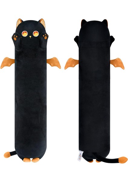LWJG120。UZUN Kedi Peluş Çocuk Yastık 20 Inç Sevimli Gri Kedi Doldurulmuş Hayvan Yumuşak Peluş Oyuncak Yavru Kawaii Peluş Yastık Bebek Oyuncak Kız Arkadaşı Için Hediye (Yurt Dışından)