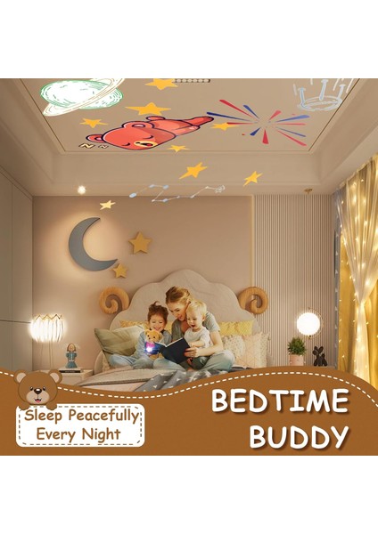 LWJG120。DINAMIK Yıldız Projektörlü Teddy Bear Doldurulmuş Hayvan Yumuşak ve Sevimli Peluş Oyuncak Erkekler ve Kızlar Için Uygun (13 Inç (Yurt Dışından) fırsatları