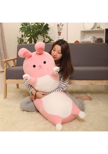 LWJG120。UZUN Peluş Tavşan Oyuncak Bebek Dolması Hayvan Tavşan Peluş Yastık Kucaklama Yastık Çocuklar ve Kızlar Için Hediye (Gri Tavşan 70 Cm/27.5in) (Yurt Dışından)