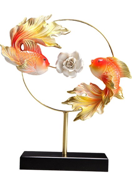 Heykel Reçine Heykelcik Hediye Reçine Heykel I Kırmızı (Yurt Dışından)