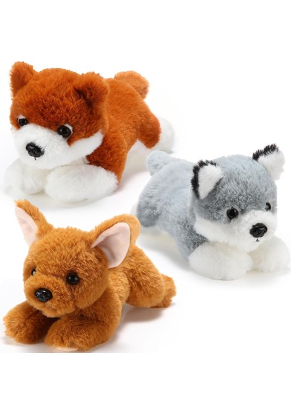 LWJG120。3 Set 7.87 Inç Köpek Doldurulmuş Hayvanlar Peluş Köpek Yastık Oyuncaklar Peluş Köpek Noel Kız Çocuklar Için Set Parti Iyilik Doğum Günü Ev Dekor (Pomeranian Chihuahua Colora) (Yurt Dışından) modelleri