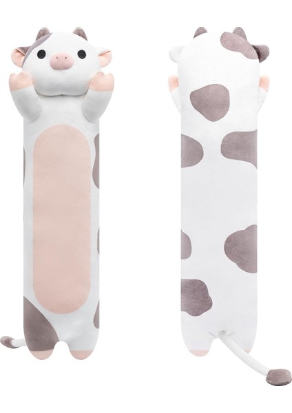 LWJG120。UZUN Kedi Peluş Çocuk Yastık 20 Inç Sevimli Gri Kedi Doldurulmuş Hayvan Yumuşak Peluş Oyuncak Yavru Kawaii Peluş Yastık Bebek Oyuncak Kız Arkadaşı Için Hediye (Yurt Dışından)