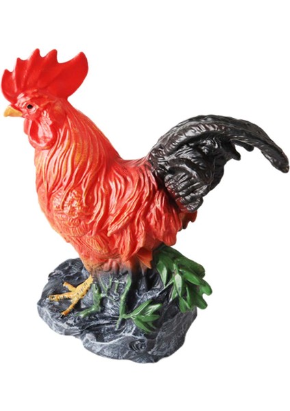 Tavuk Heykelciği Üstü Süsü Feng Shui Dekoru Parti Doğum Günü (Yurt Dışından)