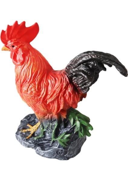 Tavuk Heykelciği Üstü Süsü Feng Shui Dekoru Parti Doğum Günü (Yurt Dışından)