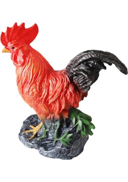 Tavuk Heykelciği Üstü Süsü Feng Shui Dekoru Parti Doğum Günü (Yurt Dışından)