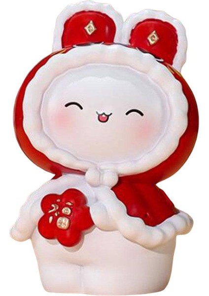 Raf Için Reçine Şanslı Figür Paneli Süsü Küçük (Yurt Dışından)