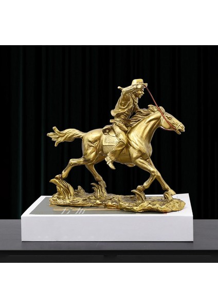 At Binme Heykelciği Figürü Heykel Süslemeler Heykel Minyatür Binicilik (Yurt Dışından) fırsatları