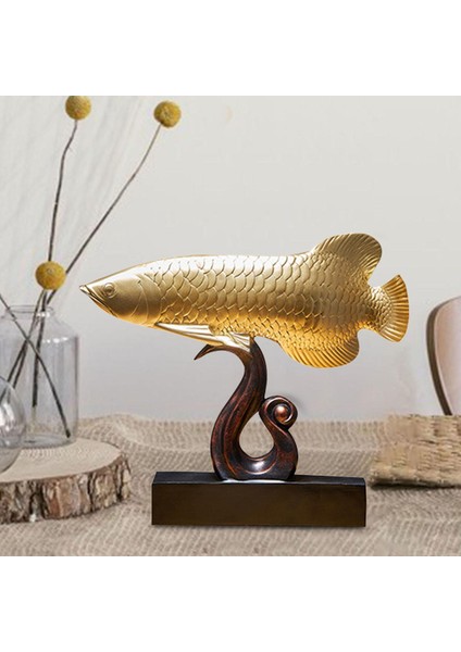 Altın Heykel Reçine Dekoratif Figür Giriş Orta Parçası Için (Yurt Dışından) modelleri