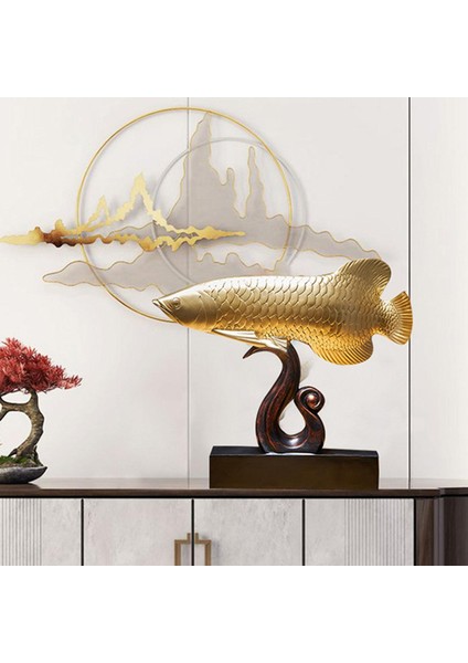 Altın Heykel Reçine Dekoratif Figür Giriş Orta Parçası Için (Yurt Dışından) fırsatları