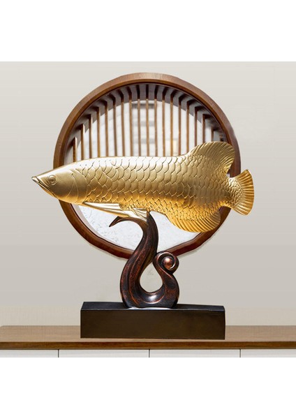 Altın Heykel Reçine Dekoratif Figür Giriş Orta Parçası Için (Yurt Dışından) indirimleri