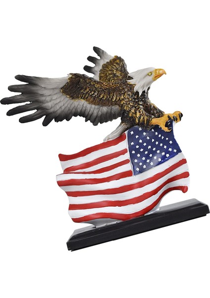 Kel Kartal ve Amerikan Bayrağı Figürlü Süsleme Raf Veranda Kitaplık 20X15X23CM (Yurt Dışından) fiyatları