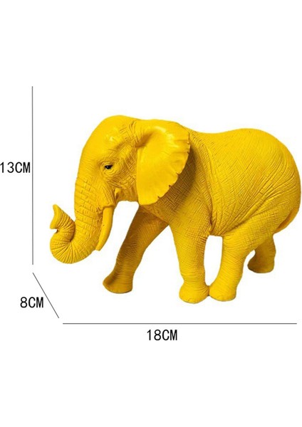 Fil Heykeli I Fil Heykeli Yemek Odası Üstü Dolap Sarı (Yurt Dışından) fırsatları