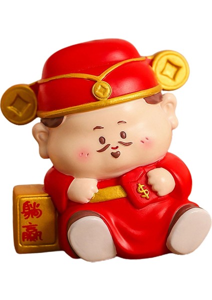 Çin Heykeli Küçük Cai Shen Odası Şans Isı Heykelciğ (Yurt Dışından) fırsatları