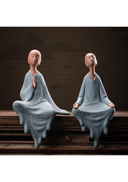 Oturan Buda Heykeli Masaüstü Heykelleri Dekorasyonu Meditasyon (Yurt Dışından) fırsatları
