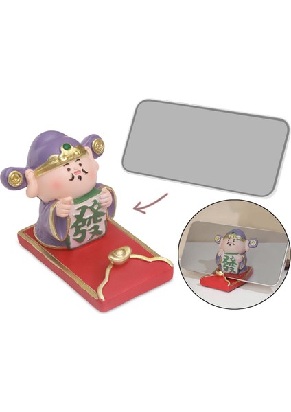 Fortune Isı Heykelcik Telefon Karikatür Feng Shui Icı Masaüstü Süsü (Yurt Dışından) fırsatları