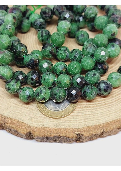 Anyolit (Rubizoit- Rubyzoisit) Taşı Royal Quality Faset Kesim Dizi 10MM (52910) fiyatları