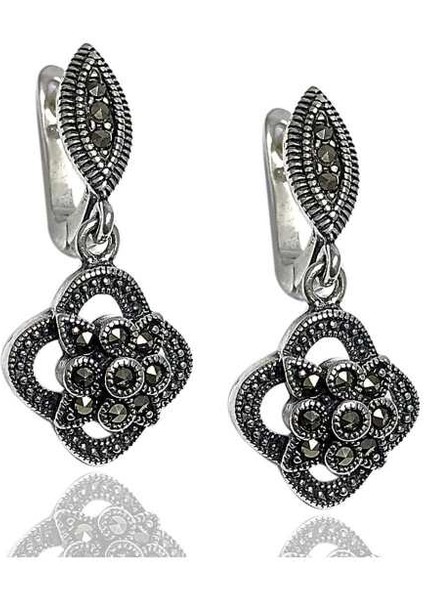 Kadın Gümüş Markazit Küpe 2020250B