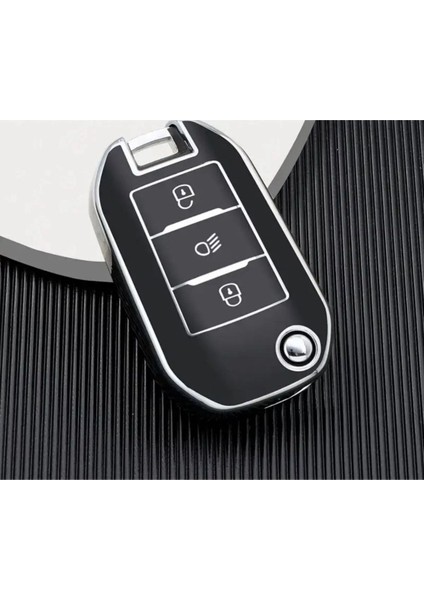 Citroen C4 C4L Kaktüs C3 C6 C8 Anahtar Kılıfı