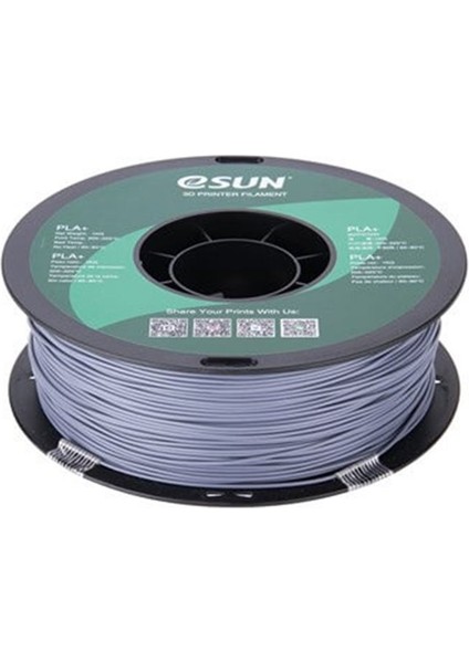 Urhanshop Esun Gri Pla+ Filament 1.75MM 1 kg Plus