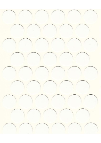 Yapışkan Tapa Parlak Beyaz 18MM