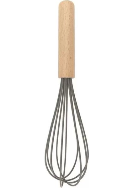 Silikon Çırpıcı 23 cm Ahşap Sap (Sap-30)