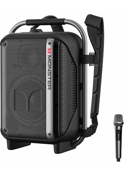 Monster Traveler 1 Mikrofonlu Yüksek Güçlü Bluetooth Hoparlör 200W