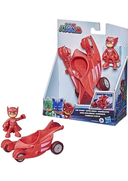 Pj Masks Owl Glıder Baykuş Kız Arabası ve Figür Pija Maskeliler New Series