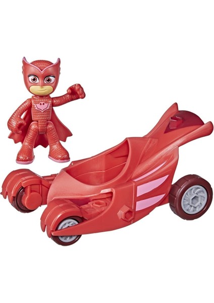 Pj Masks Owl Glıder Baykuş Kız Arabası ve Figür Pija Maskeliler New Series