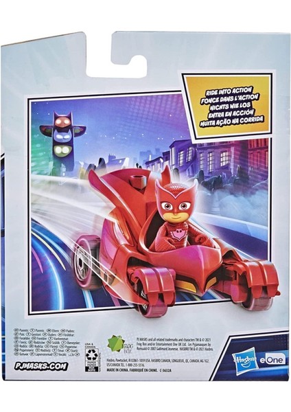 Pj Masks Owl Glıder Baykuş Kız Arabası ve Figür Pija Maskeliler New Series