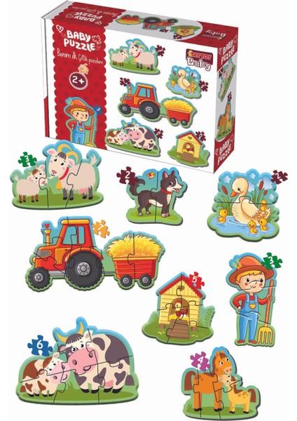 Baby Puzzle Ilk Çiftlik Hayvanlar Puzzle