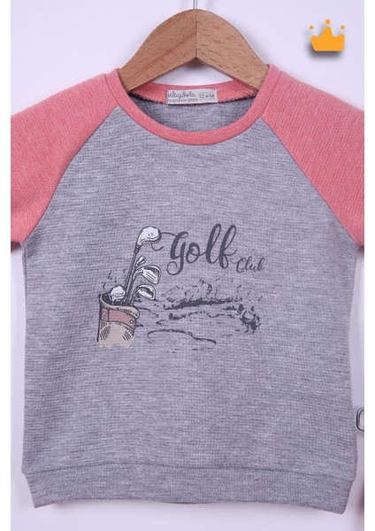 Babyhola 6-24 Ay Golf Club Erkek Bebek Çocuk Eşofman Takımı 12038