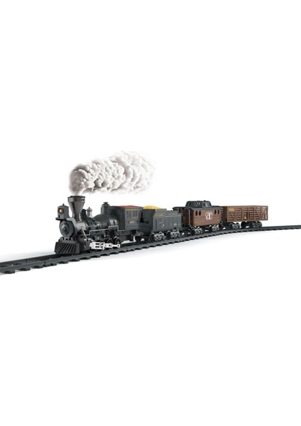 Pilli Işıklı ve Sesli 30 Parça Classic Buharlı Tren Set FF-1613A