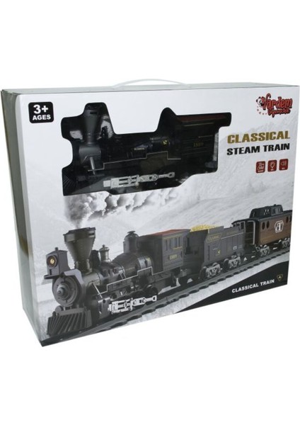 Pilli Işıklı ve Sesli 30 Parça Classic Buharlı Tren Set FF-1613A fiyatları