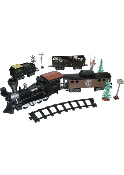 Pilli Işıklı ve Sesli 30 Parça Classic Buharlı Tren Set FF-1613A fırsatları