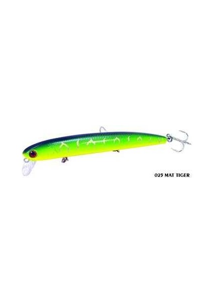 Slalom SL115F 13.6gr 11.5cm Floating Maket Balık 025 Mat Tiger