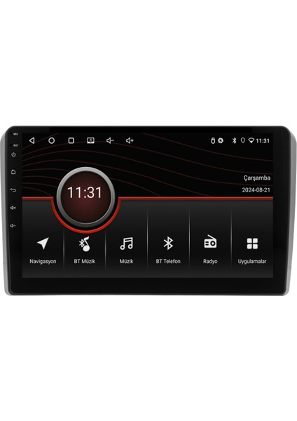 Ford Fiesta (2006-2009) Android 14 Multimedya Carplay 10 Inch 4 GB Ram / 64 GB Hafıza Crv-4119Xr