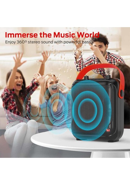 Monster Taşınabilir Fm Radyolu Bluetooth Hoparlör 40W