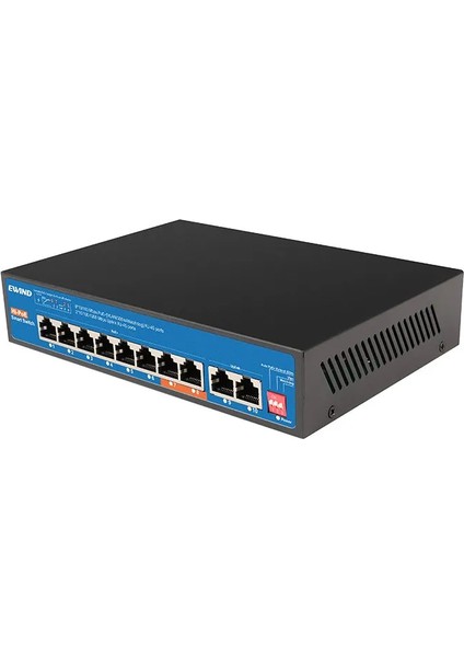 Ewınd EW-S1810GU-AP 8*fe Poe+ 2*ge Unmanaged Poe SWITCH(120W)
