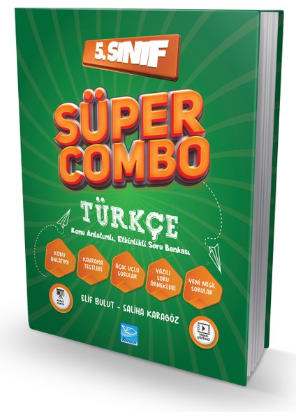Süper Combo Türkçe 5. Sınıf Soru Kitabı