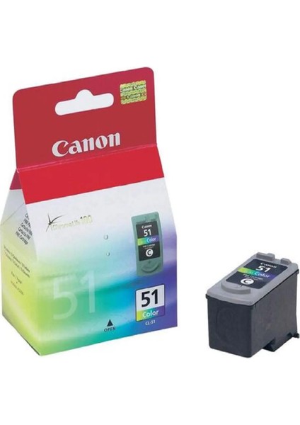 Canon CL-51/0618B001 Renkli Orijinal Kartuş